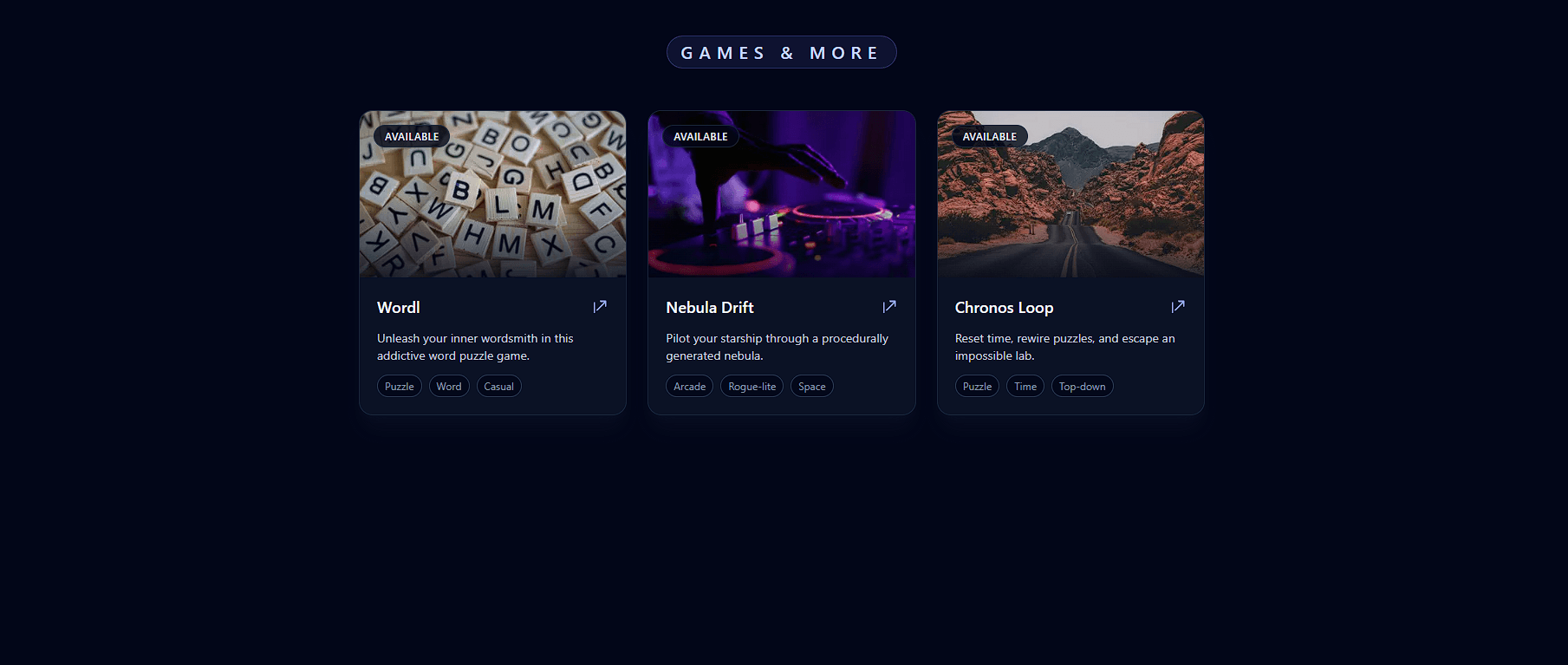 Games Hub preview